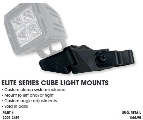 ELITE SERIES CUBE LIGHT MOUNTS 2001-2491