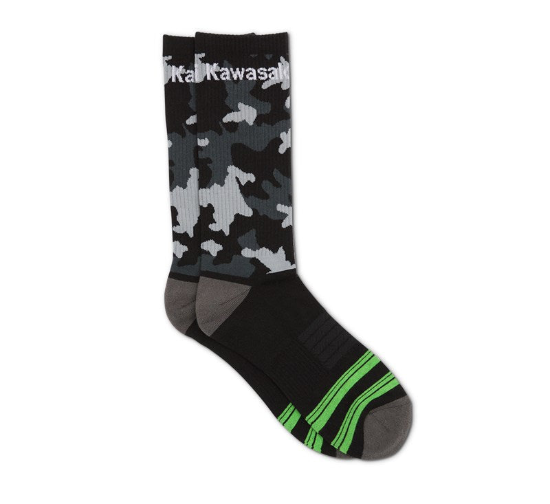 Kawasaki Green Camo Socks K000-3854-GNNS