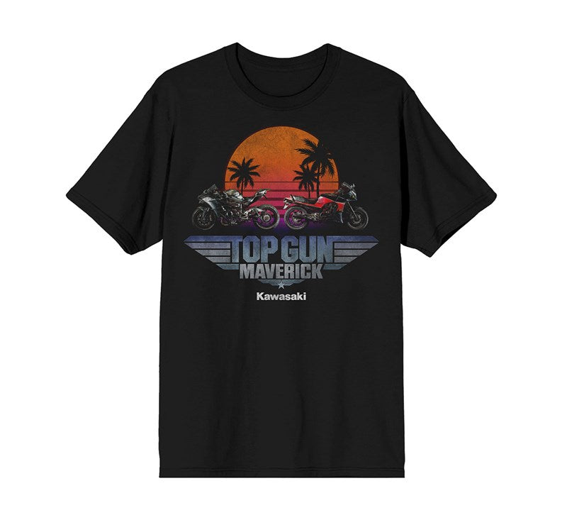 Kawasaki Top Gun Maverick Heritage T-Shirt K002-2615-BKXX
