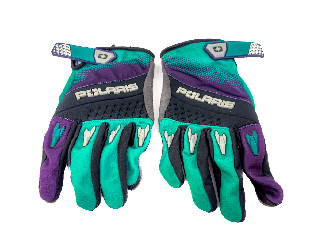 Polaris Turbo Offroad Gloves - Adult - Teal - 2862727