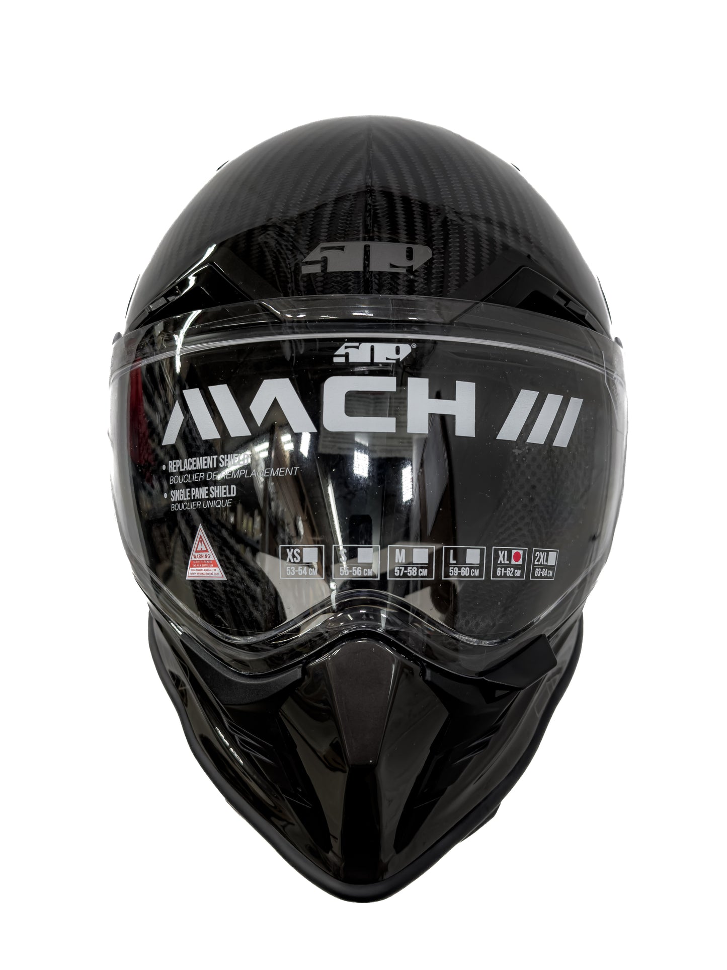 509 Mach III Carbon Fiber Street Helmet - Adult - All Colors