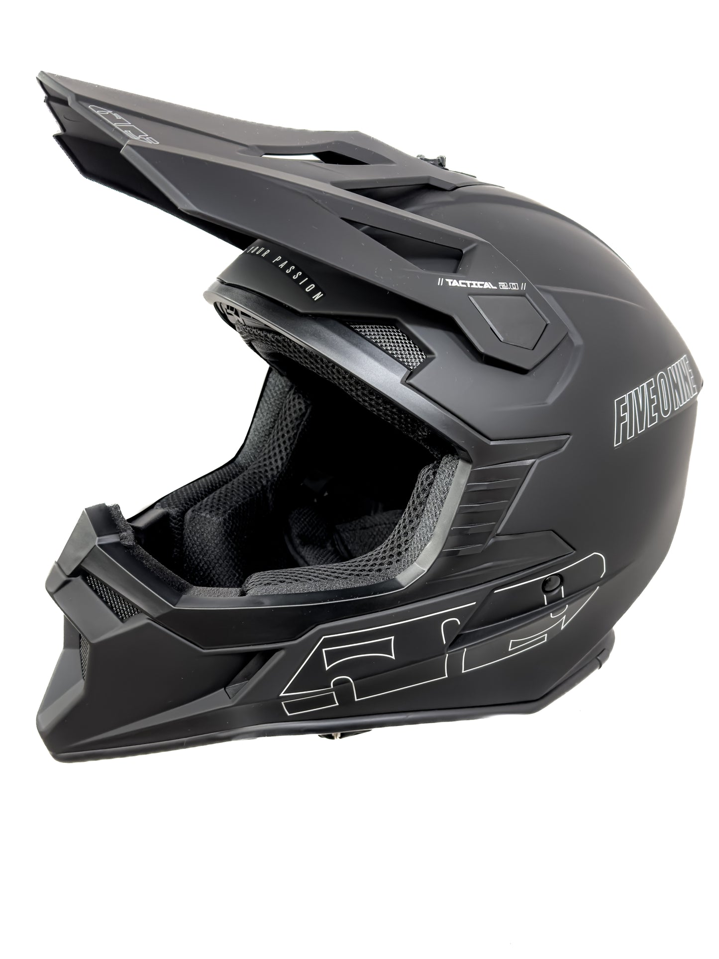 509 Tactical 2.0 Enduro Offroad Helmet with Fidlock - Adult - Black - F01015300-XXX-001