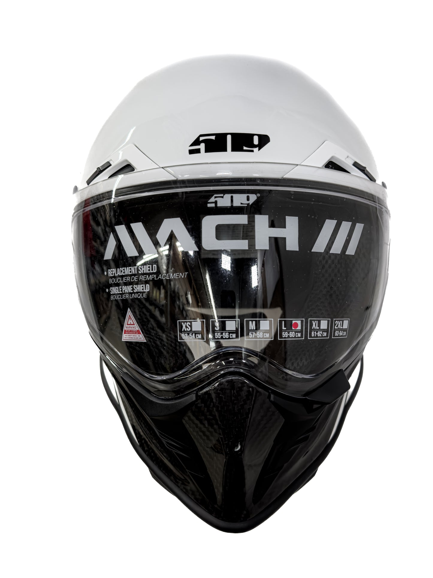 509 Mach III Carbon Fiber Street Helmet - Adult - All Colors