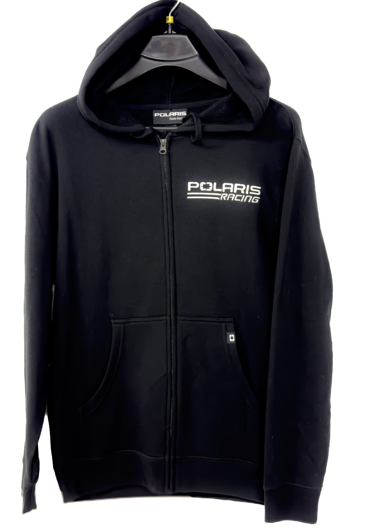 Polaris Men's Racing Full Zip Hoodie - Black - Medium - 286459403