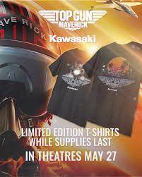 Kawasaki Top Gun Maverick T-Shirt K002-2614-BKXX