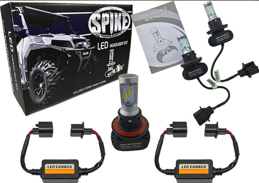 SPIKE LED HEADLIGHT BULBS PAIR (POLARIS) 63-1293