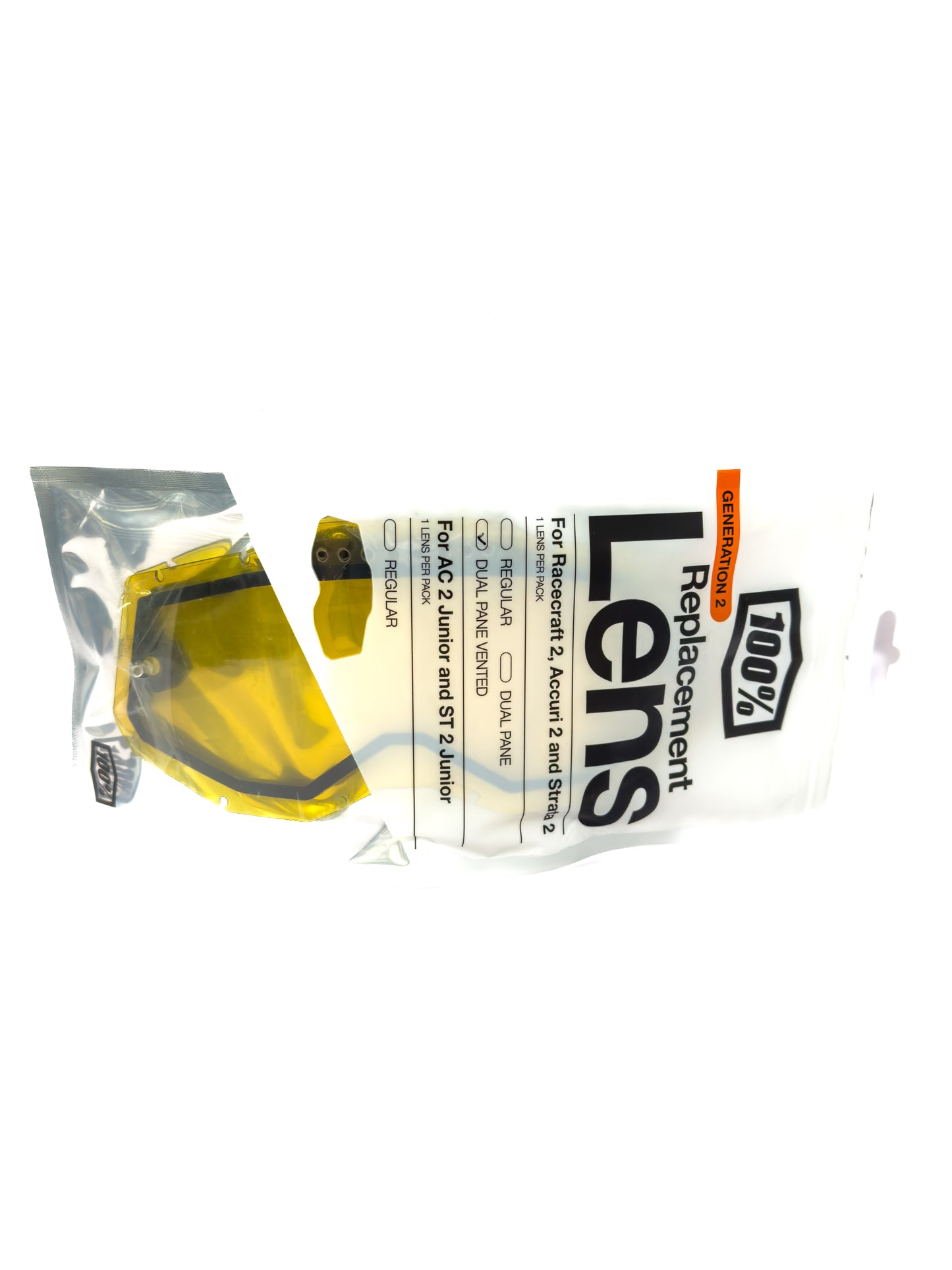 100% Replacement Snow Goggle Lens - Adult - Gen 2