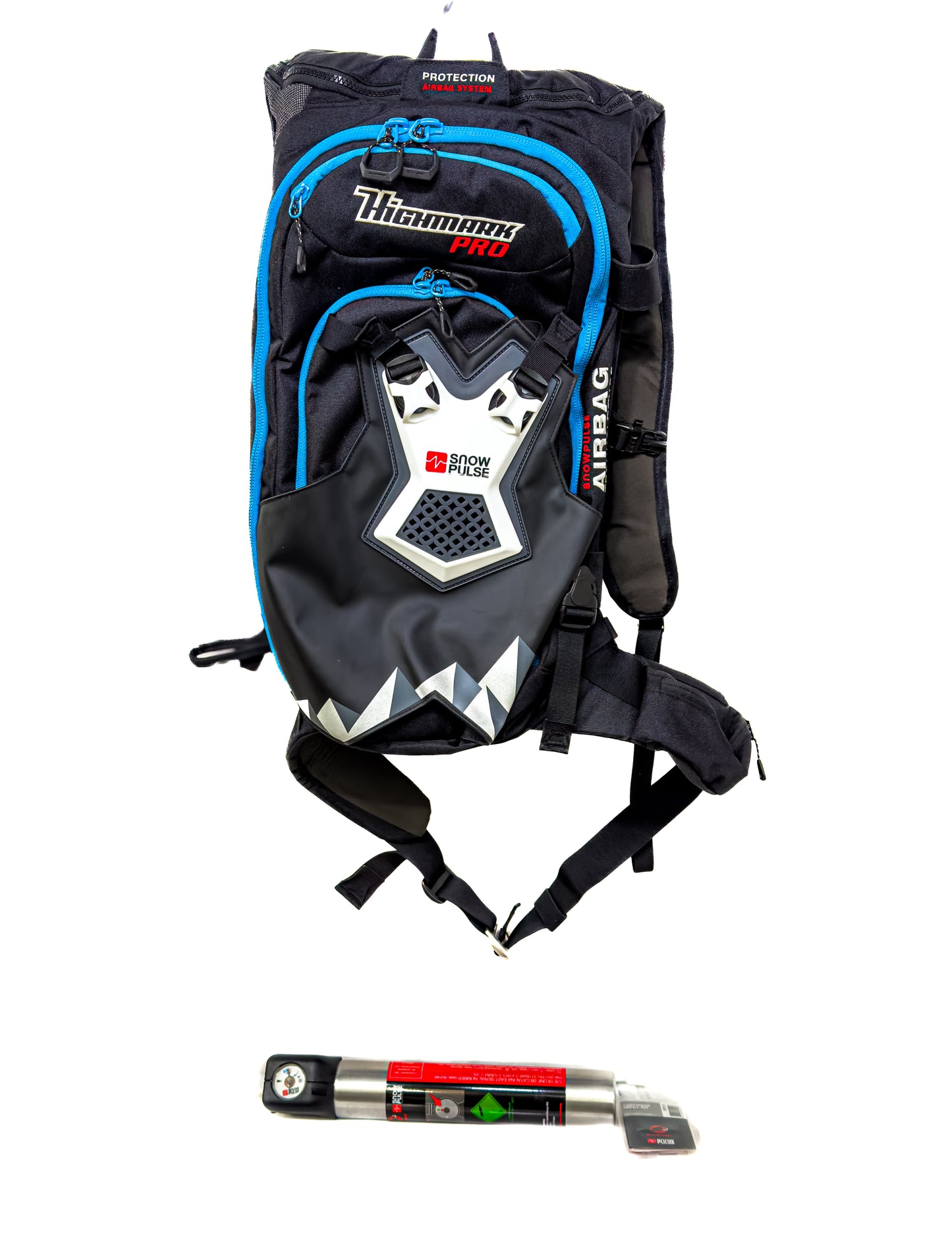 HIGHMARK PRO 3.0 22L PAS-BLACK/BLUE WITH SNOWPULSE 2.0 CYLINDER 2610-